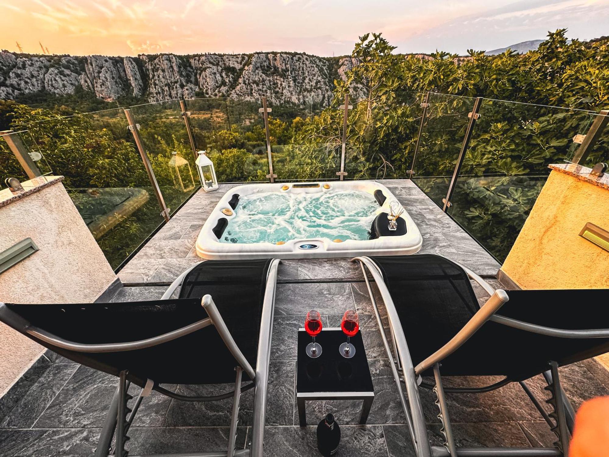 Summer House Nika With Jacuzzi Slime Bagian luar foto